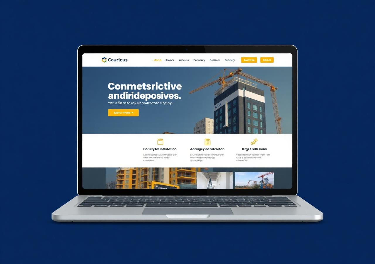 General Contractors website preview